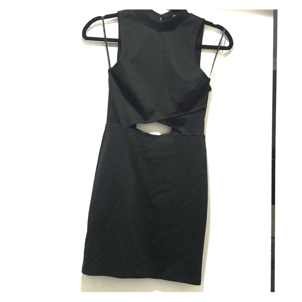 Forever 21 Black Cut Out Dress - Small NWOT